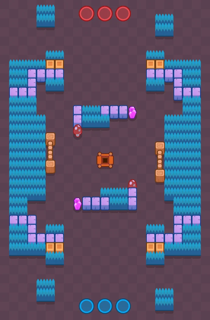 Undermine Brawl Stars map layout