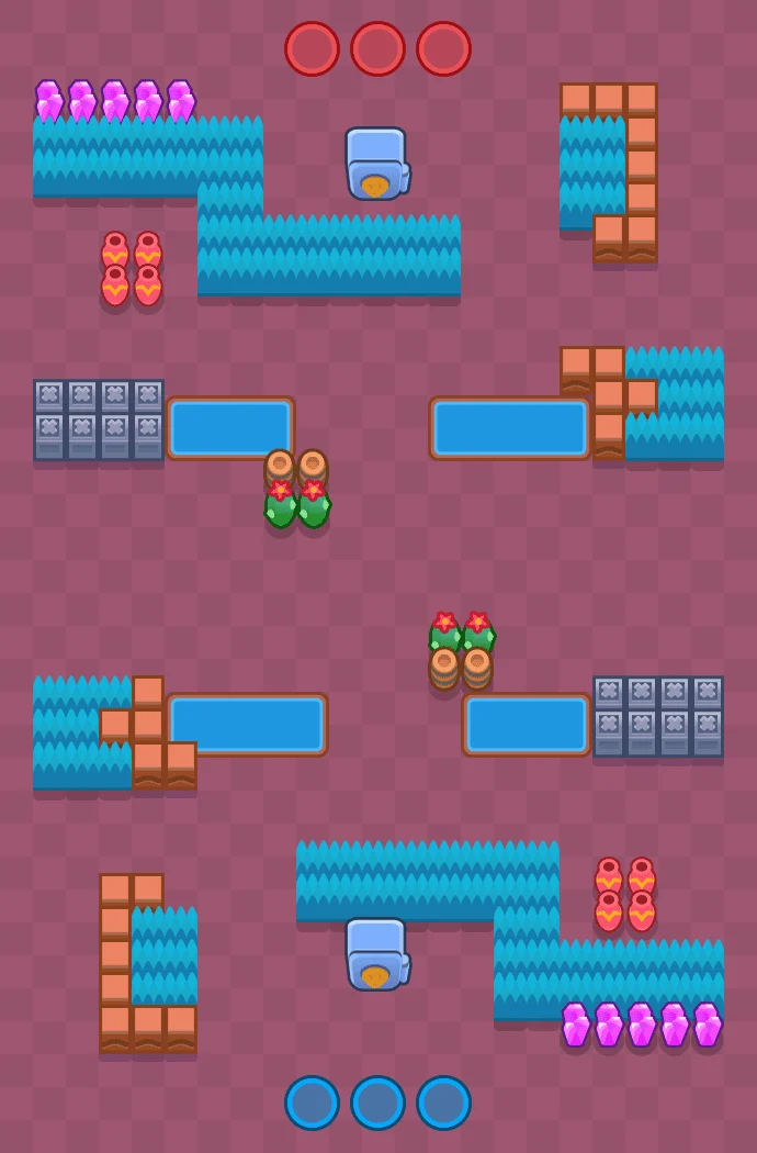 Safe Zone Brawl Stars map layout