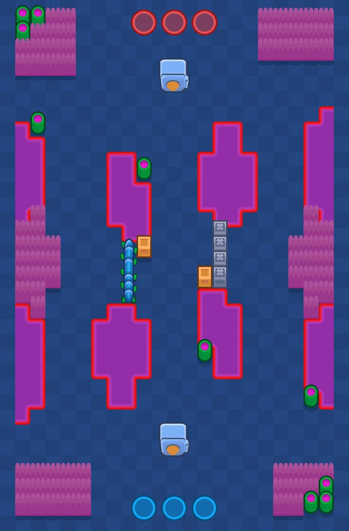 Bridge Too Far Brawl Stars map layout