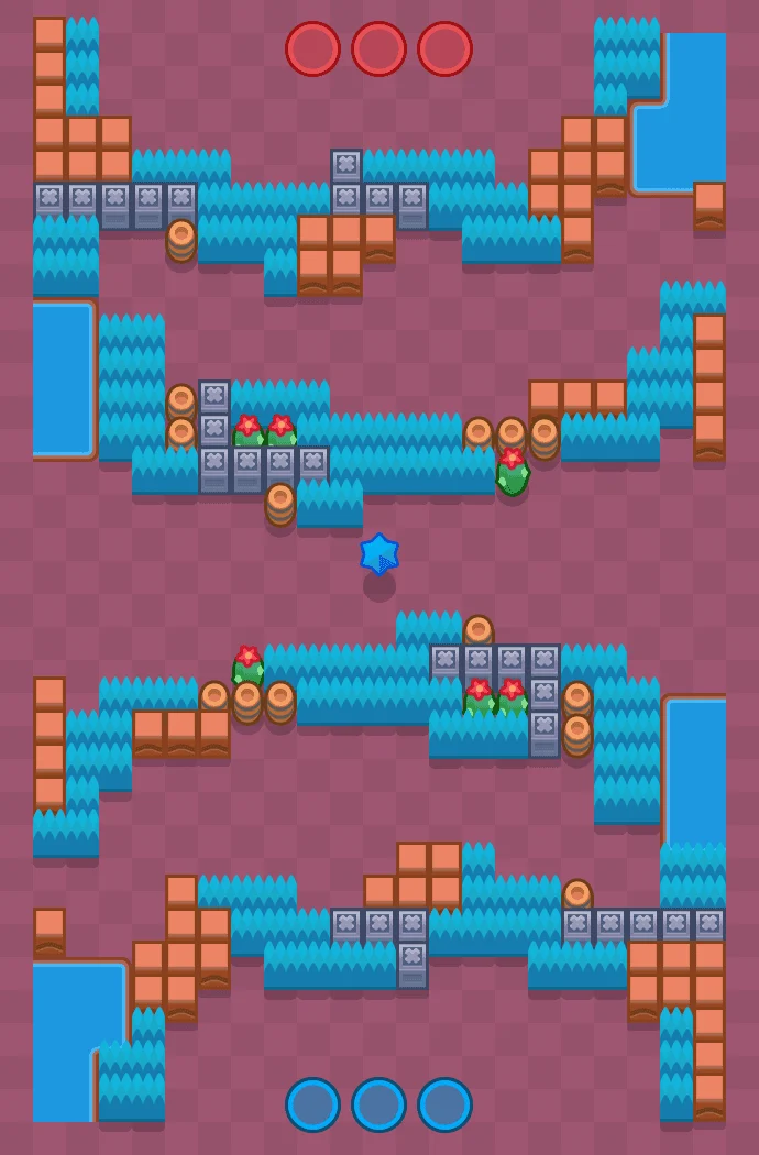 Layer Cake Brawl Stars map layout