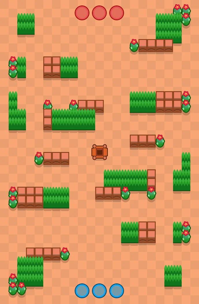 Deep Diner Brawl Stars map layout
