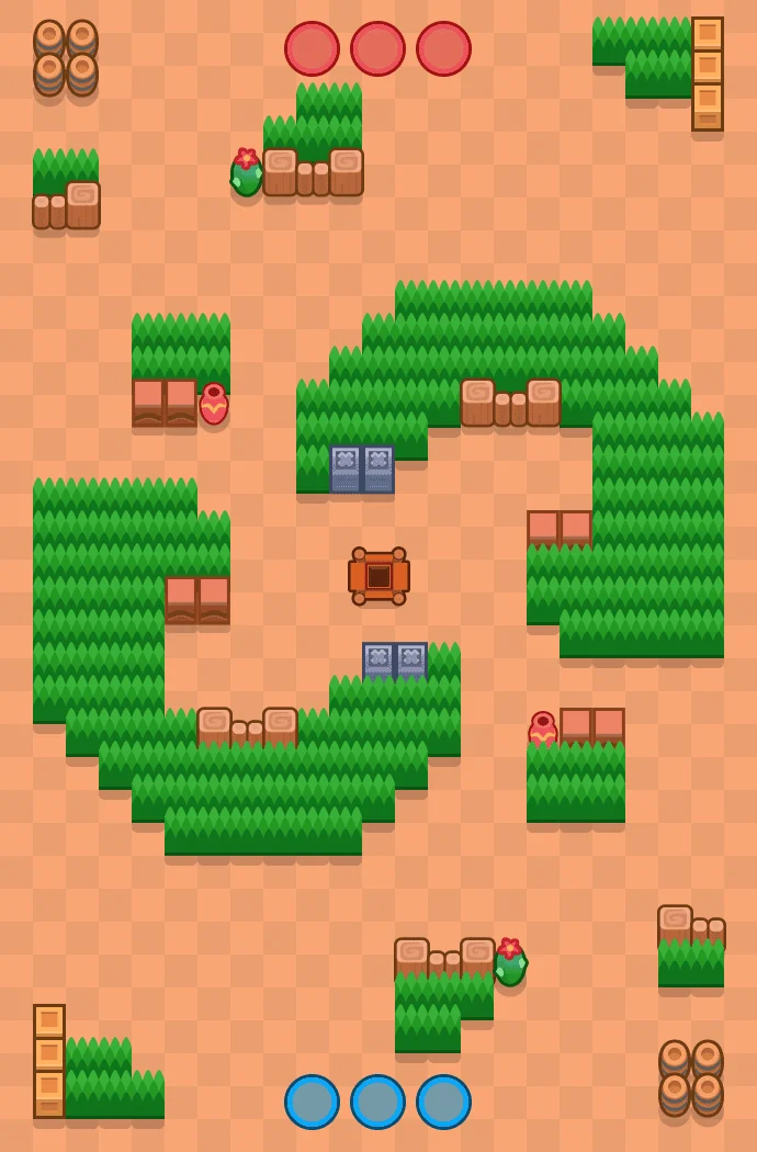 Double Swoosh Brawl Stars map layout