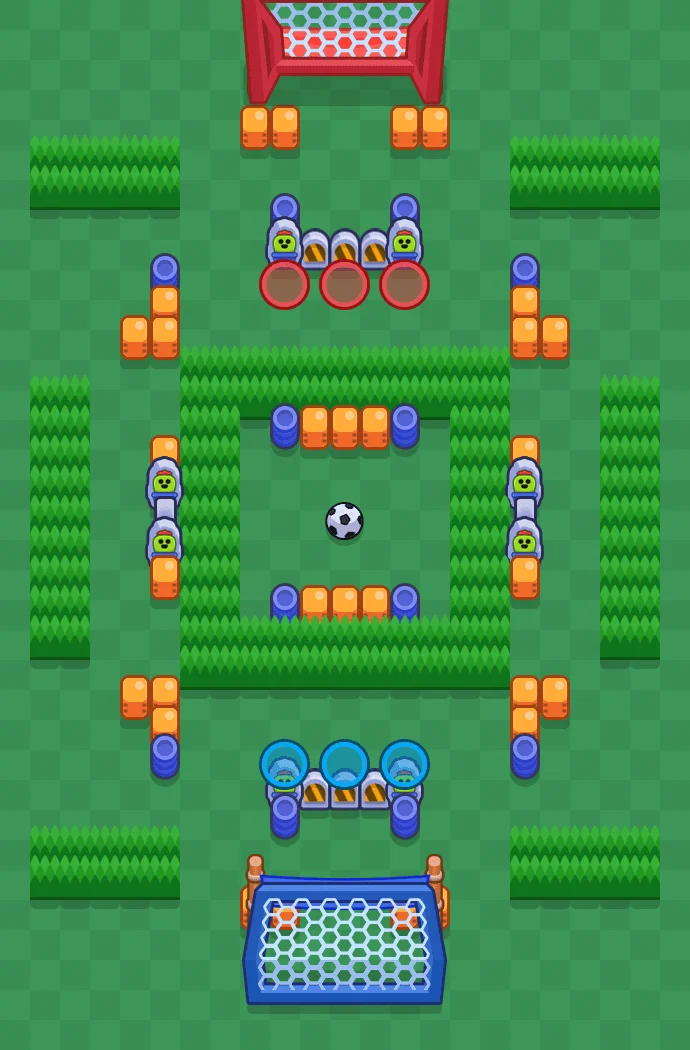 Center Stage Brawl Stars map layout