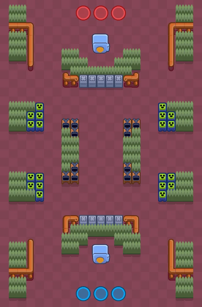 Pit Stop Brawl Stars map layout