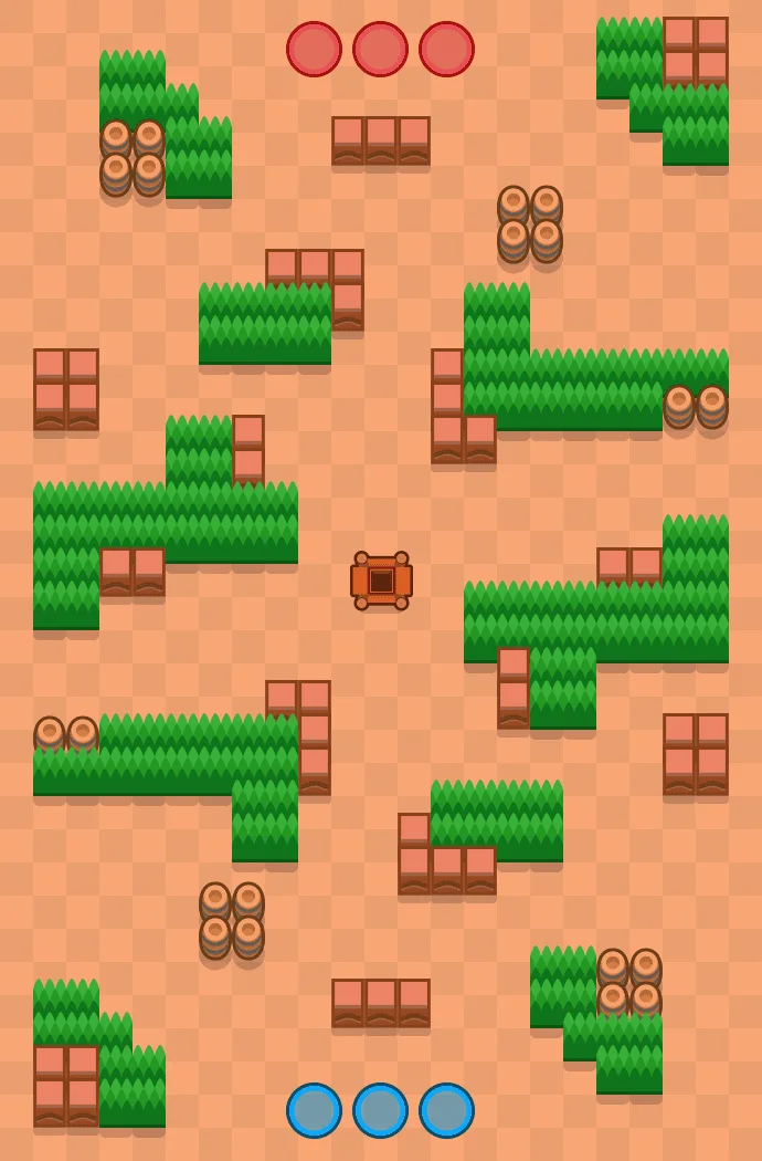 Royal Flush Brawl Stars map layout