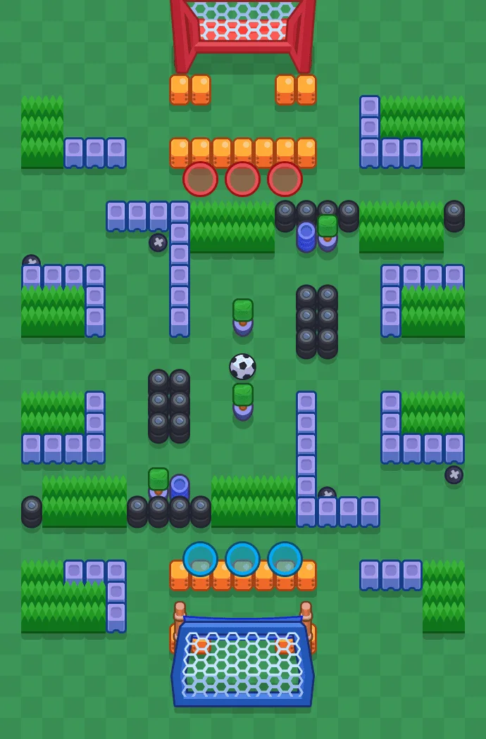 Substitute Brawl Stars map layout