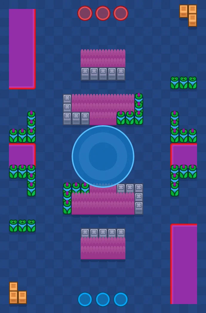 Dueling Beetles Brawl Stars map layout