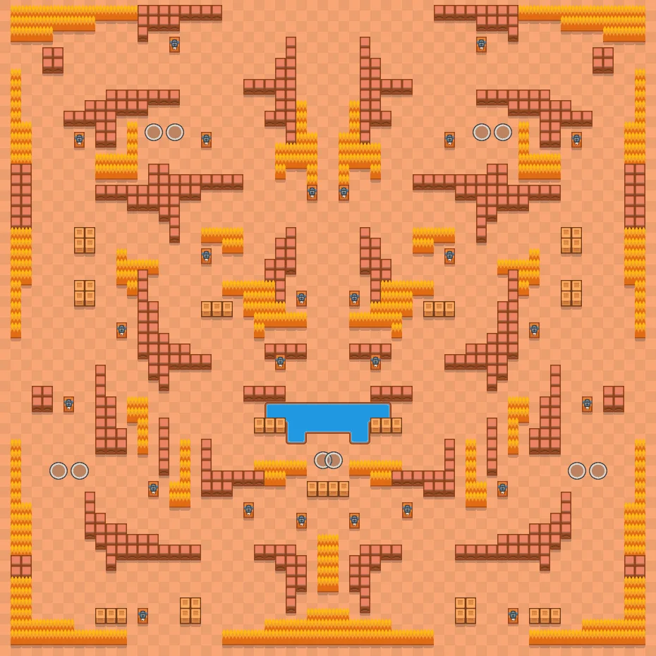 Shadow Spirits Brawl Stars map layout