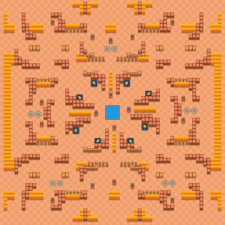 Will of the Wisp Brawl Stars map layout