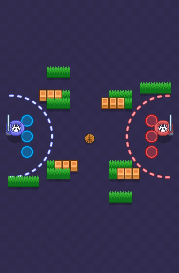 Ball Hog Brawl Stars map layout