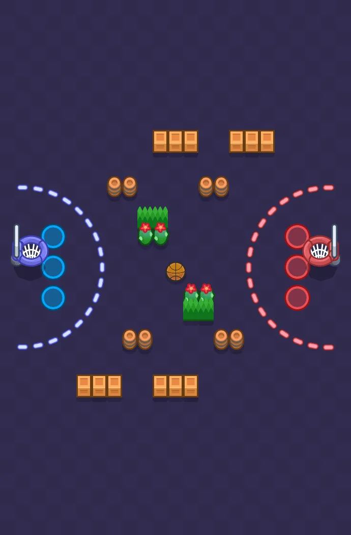 Triple-Double Brawl Stars map layout