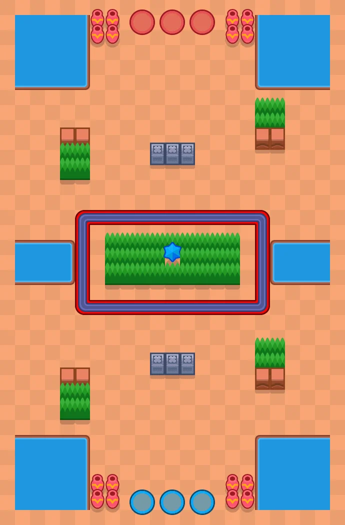 Deep End Brawl Stars map layout