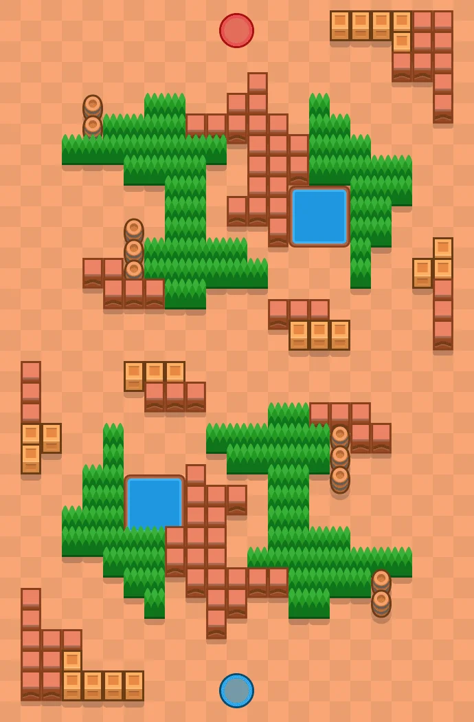 Flaring Phoenix Brawl Stars map layout