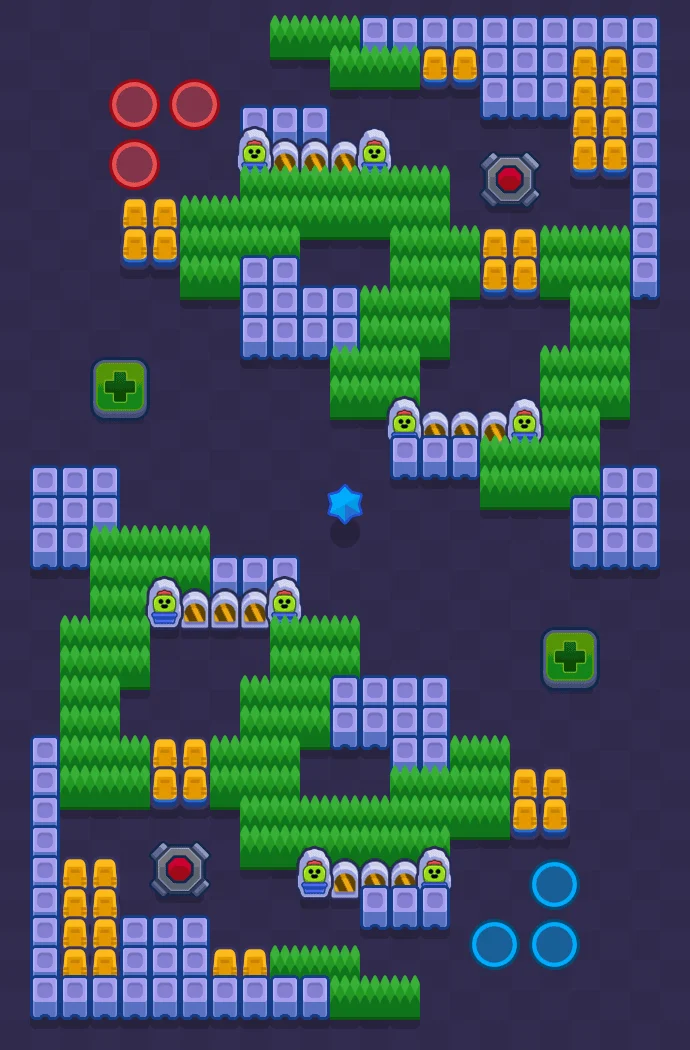 Healthy Middle Ground Brawl Stars map layout