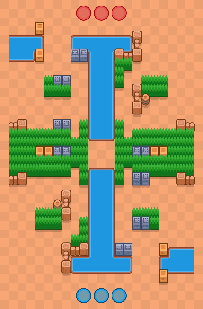 Canal Grande Brawl Stars map layout