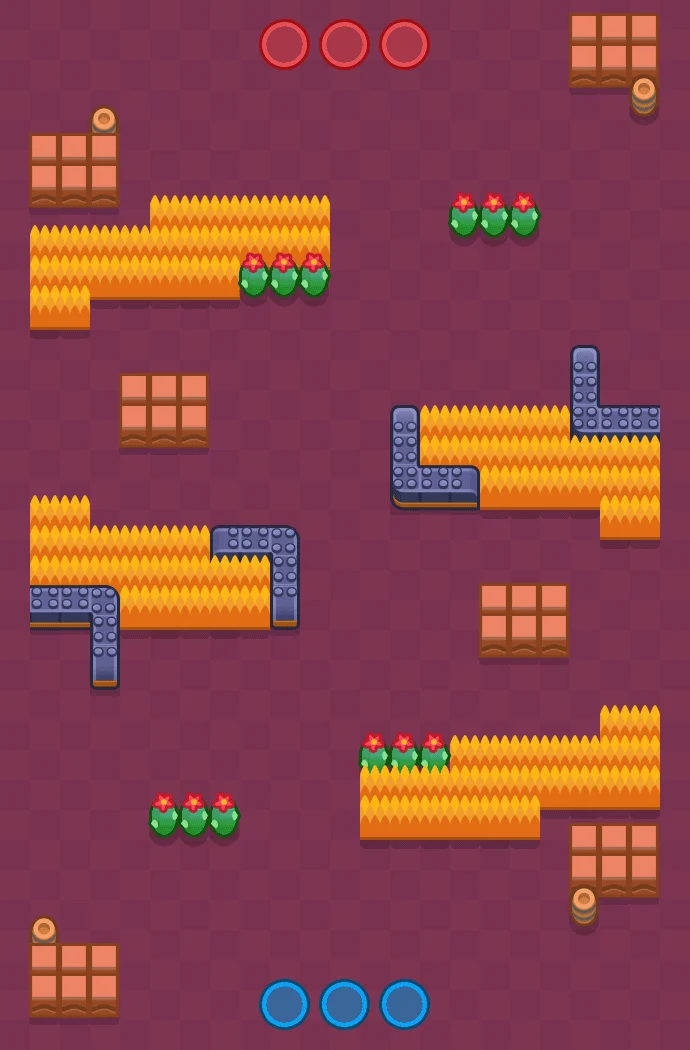Close Call Brawl Stars map layout