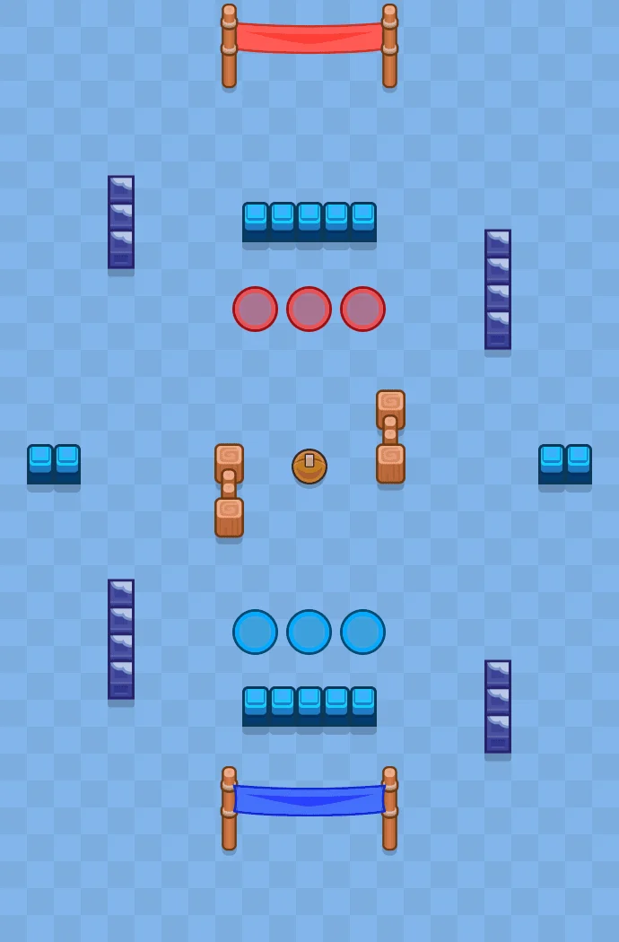Below Zero Brawl Stars map layout