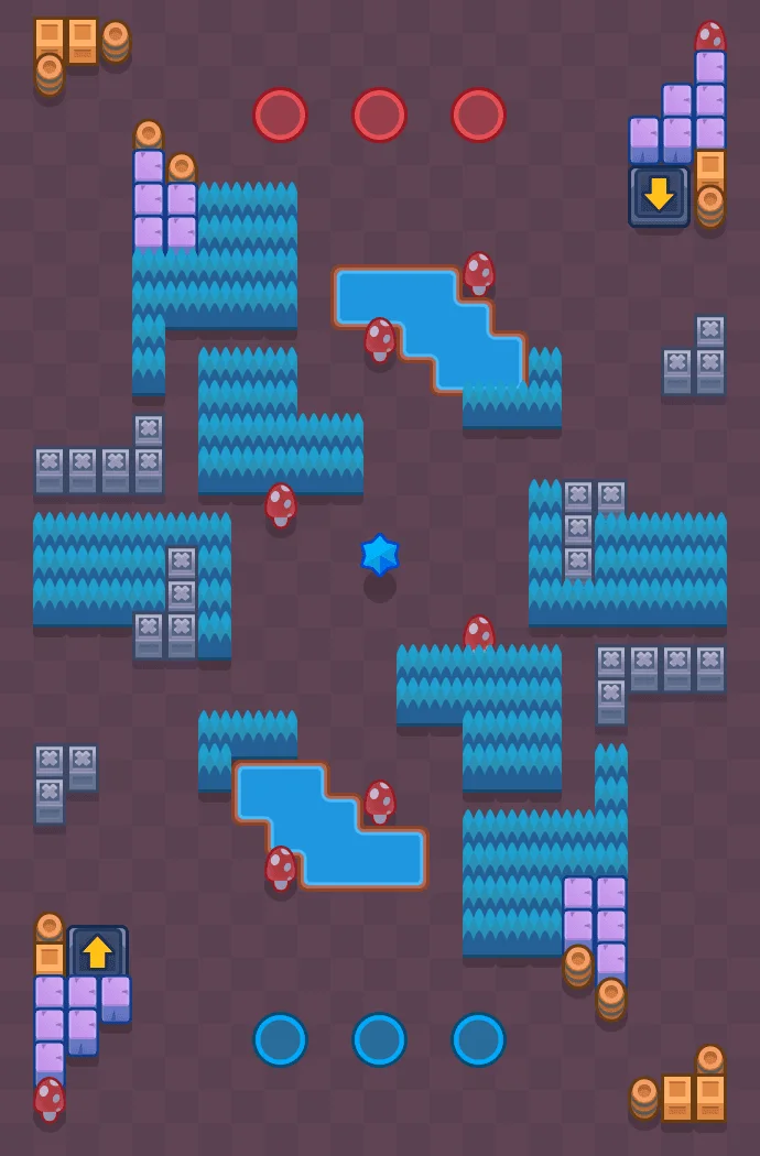 Brace for Impact Brawl Stars map layout