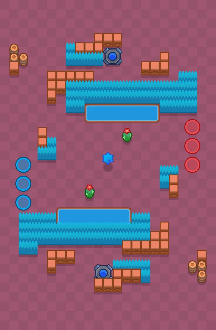 Streets with No Name Brawl Stars map layout
