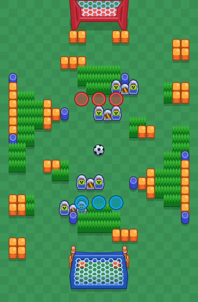 Grass Knot Brawl Stars map layout