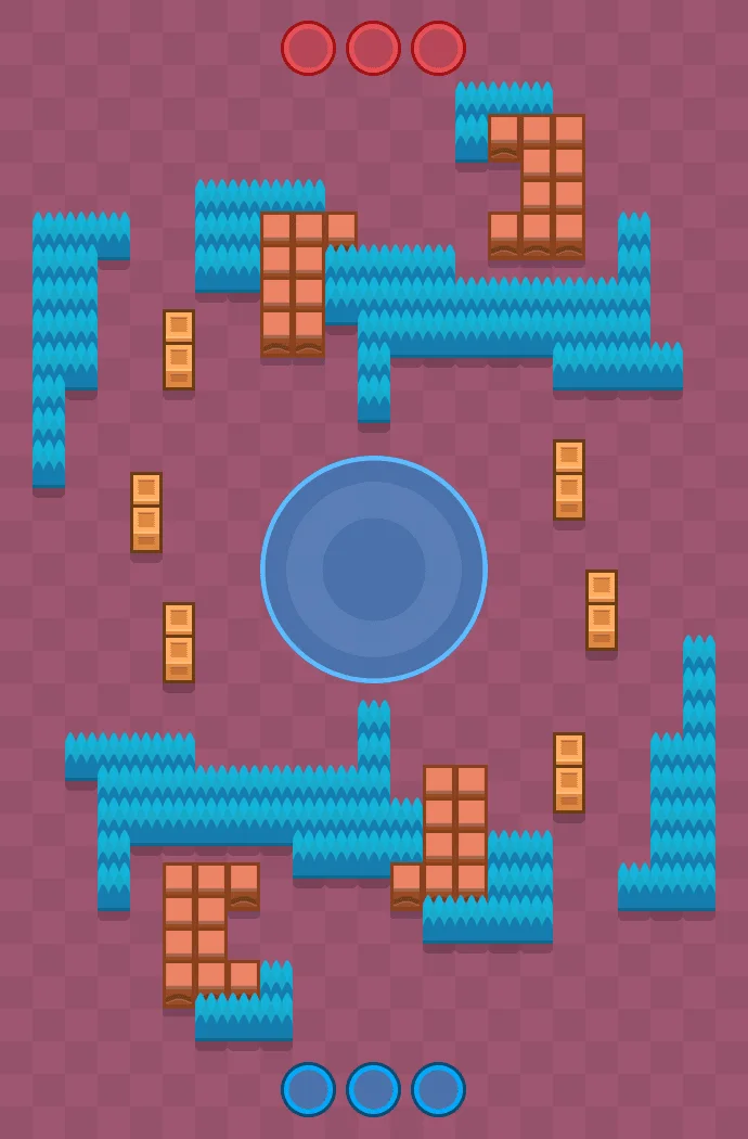 In the Liminal Brawl Stars map layout