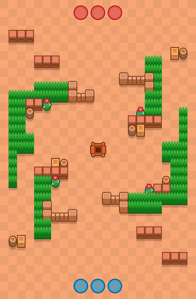 On a Roll Brawl Stars map layout