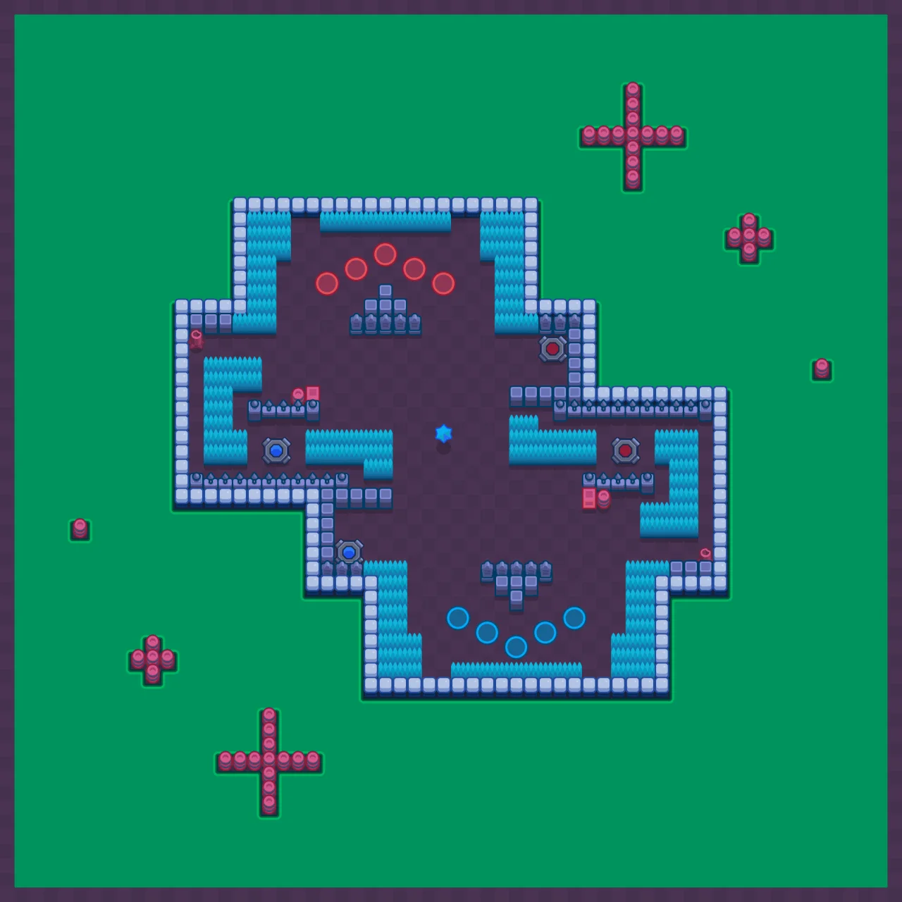 Island Of Finality Brawl Stars map layout