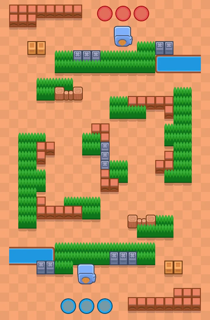 Photic Doom Brawl Stars map layout