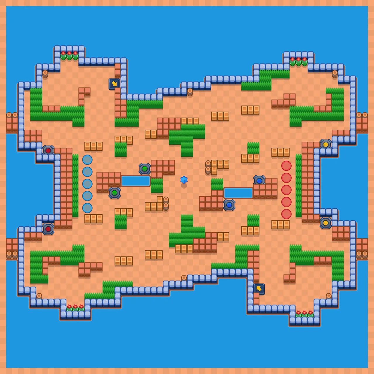 Crescendo Brawl Stars map layout
