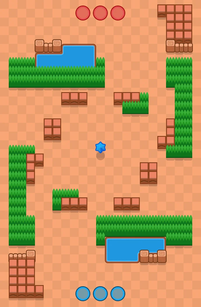 Choral Chambers Brawl Stars map layout