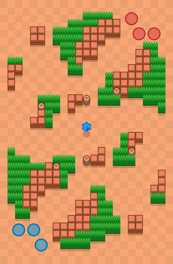 Opening Move Brawl Stars map layout