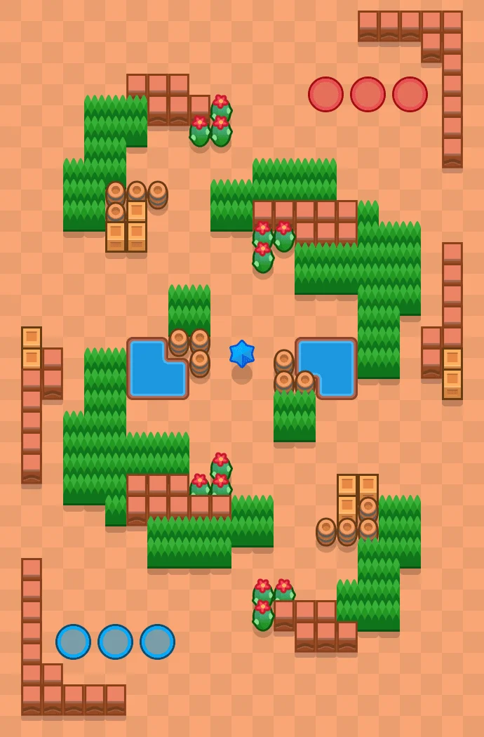 Crab Claws Brawl Stars map layout