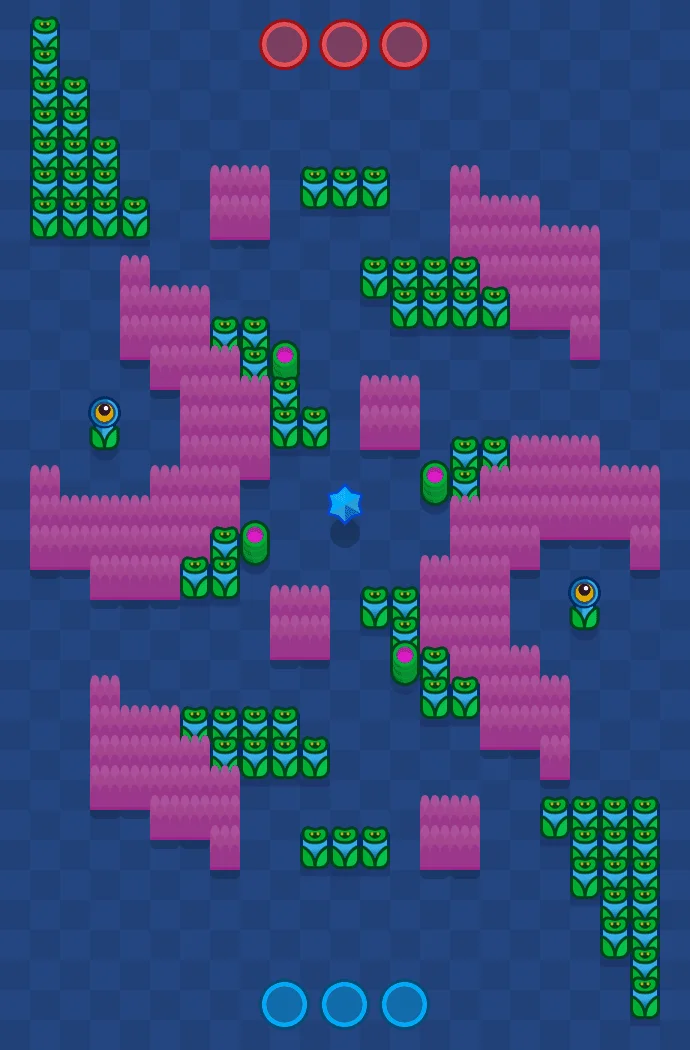Watermelons Brawl Stars map layout