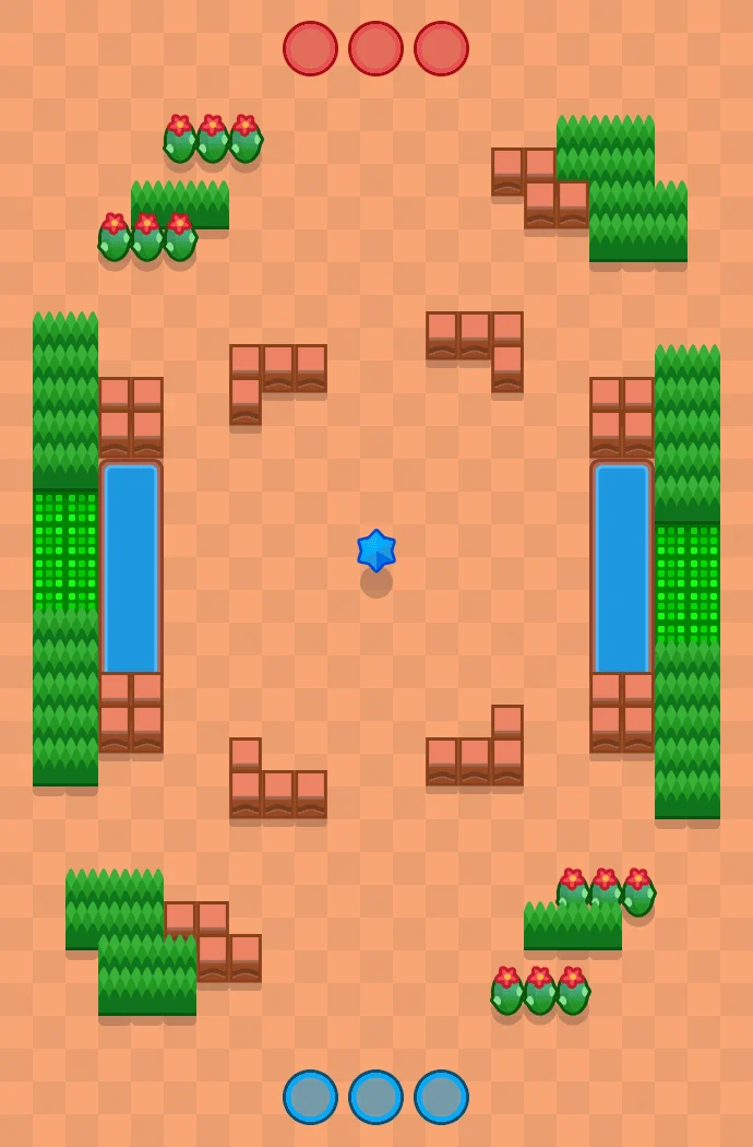 Attrition Brawl Stars map layout