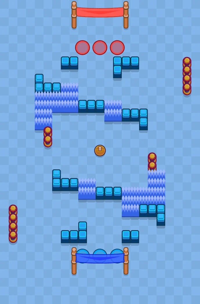 Arabesque Brawl Stars map layout