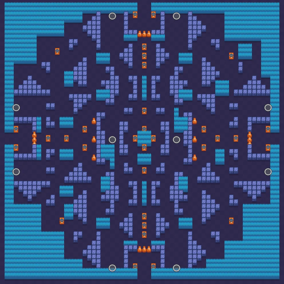 Rockwall Brawl Brawl Stars map layout