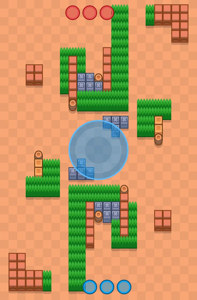 Reach for the Stars Brawl Stars map layout