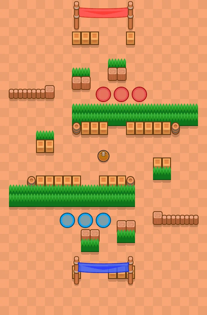 Deadlock Brawl Stars map layout