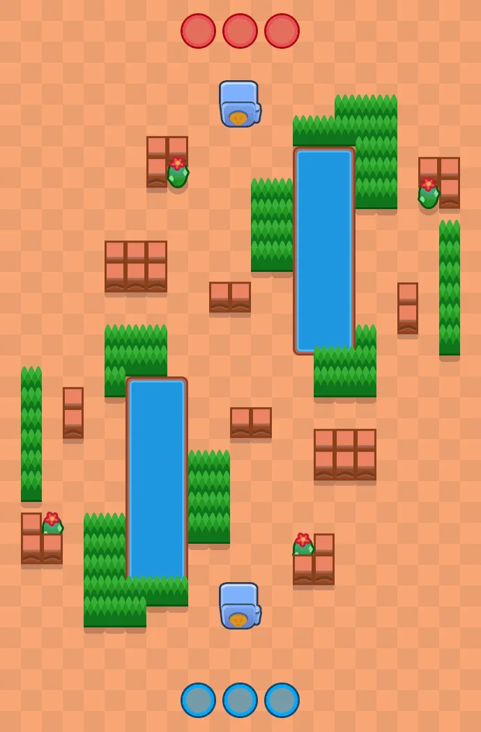 Hot Tubs Brawl Stars map layout