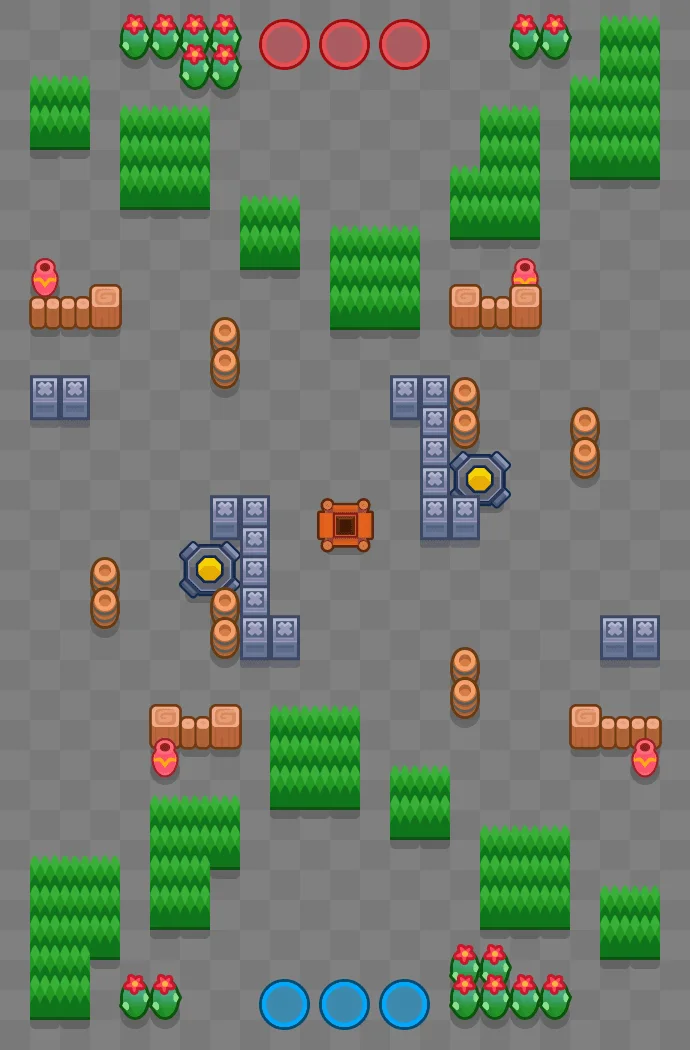 Bottom Two Brawl Stars map layout