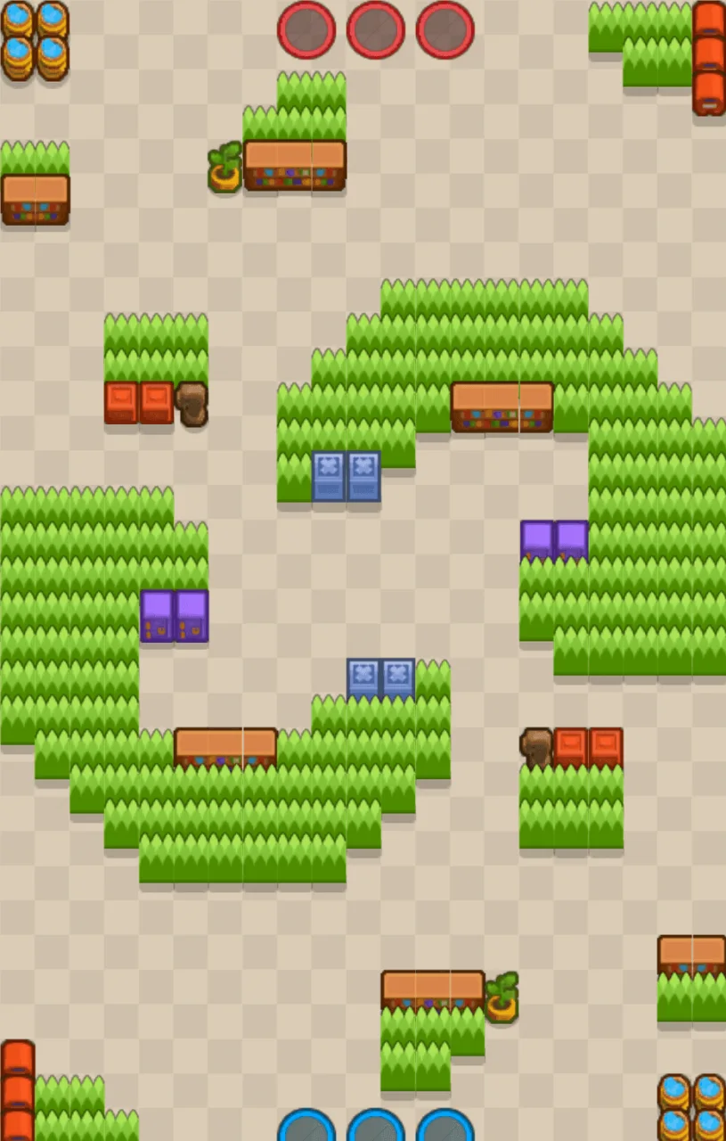 Double Swoosh Brawl Stars map layout