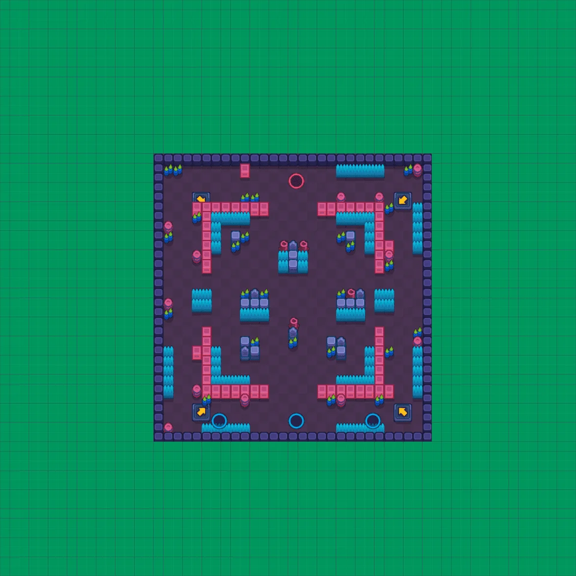 Peekproof Brawl Stars map layout