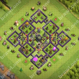 TH9 Farming Base 5 TH9 farming base layout Clash of Clans protect loot